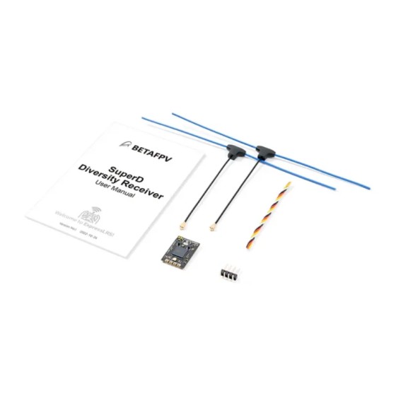 Wholesale BETAFPV SuperD Diversity Receiver ELRS 868MHz Long Range Traverse Vehicle FPV Unmanned Aircraft Long Range